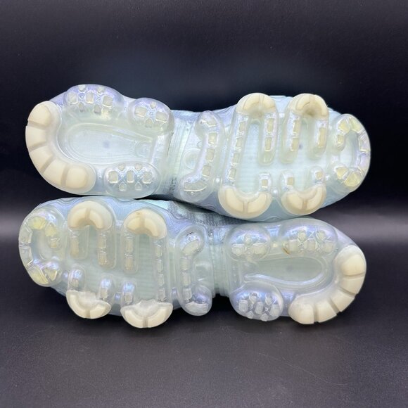Nike Vapormax 2019 ‘Teal Tint’ Metallic Silver Shoe AR6632-300 Women’s Size 5 - Picture 9 of 10